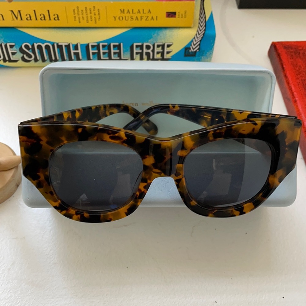 Karen Walker Faithful Crazy Tortoise Sunglasses